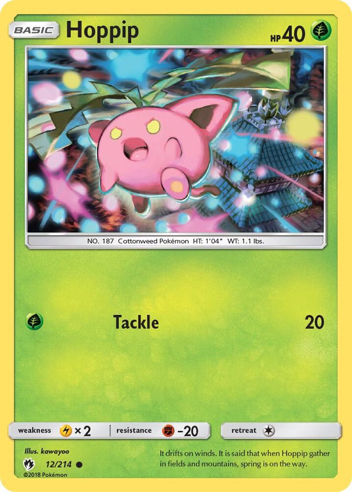 Hoppip 12/214 (SM - Lost Thunder)  | Good Games Adelaide SA