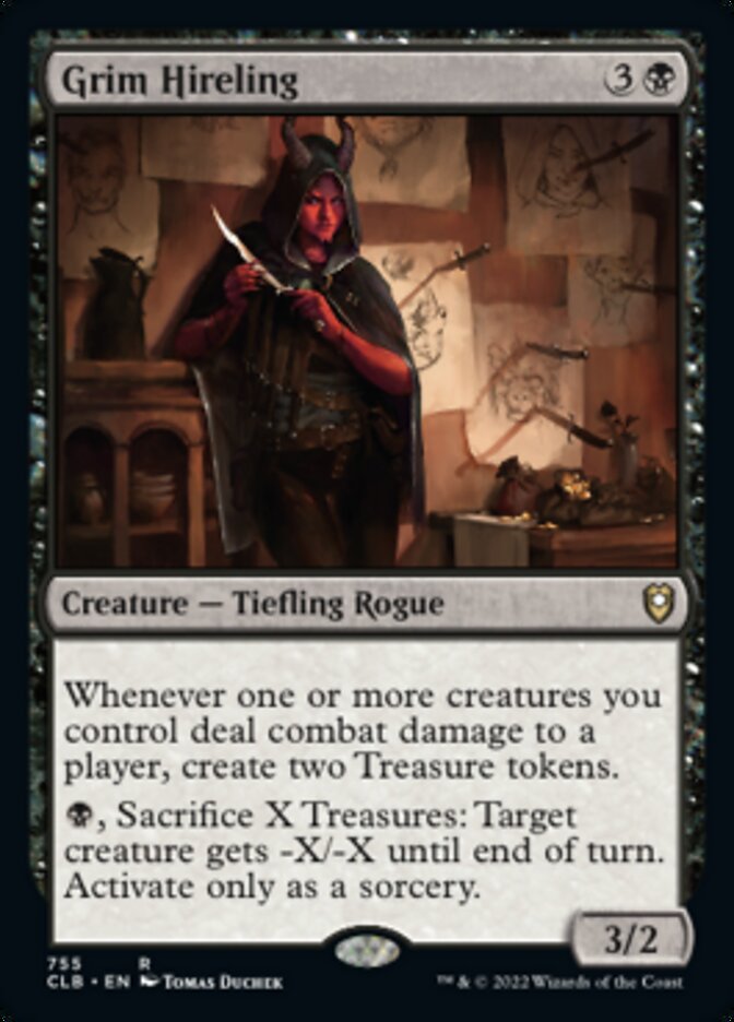 Grim Hireling [Commander Legends: Battle for Baldur's Gate] | Good Games Adelaide SA