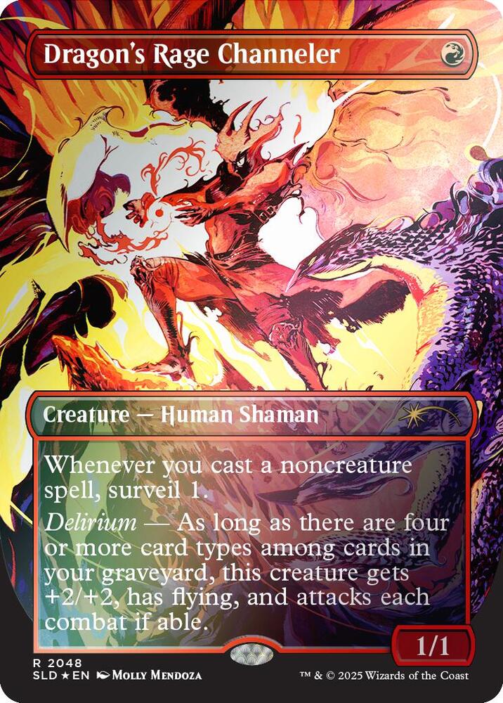 Dragons Rage Channeler 2048 Rainbow Foil 2048 (Secret Lair Drop Series)  - Foil | Good Games Adelaide SA