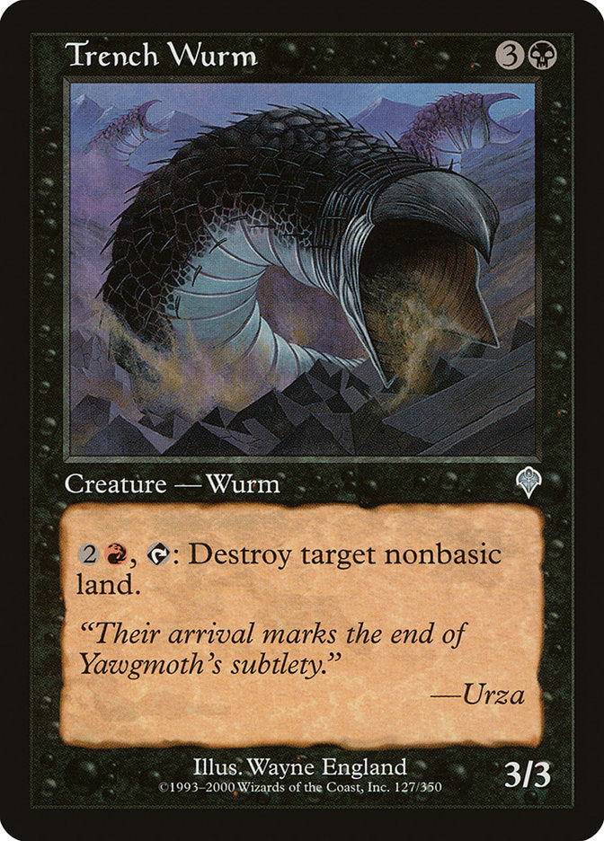 Trench Wurm 127 (Invasion)  - Foil | Good Games Adelaide SA