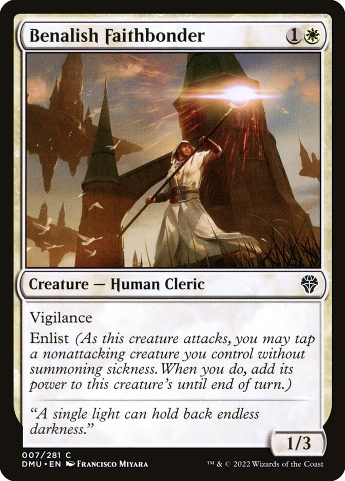 Benalish Faithbonder 7 (Dominaria United)  | Good Games Adelaide SA