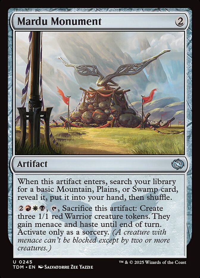 Mardu Monument 245 (Tarkir: Dragonstorm)  | Good Games Adelaide SA