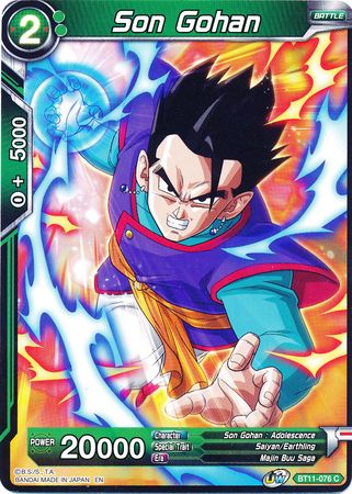 Son Gohan (Green) [BT11-076] | Good Games Adelaide SA