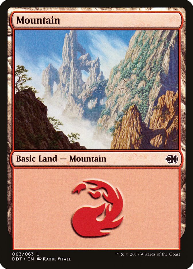 Mountain (63) [Duel Decks: Merfolk vs. Goblins] | Good Games Adelaide SA