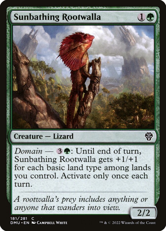Sunbathing Rootwalla 181 (Dominaria United)  | Good Games Adelaide SA