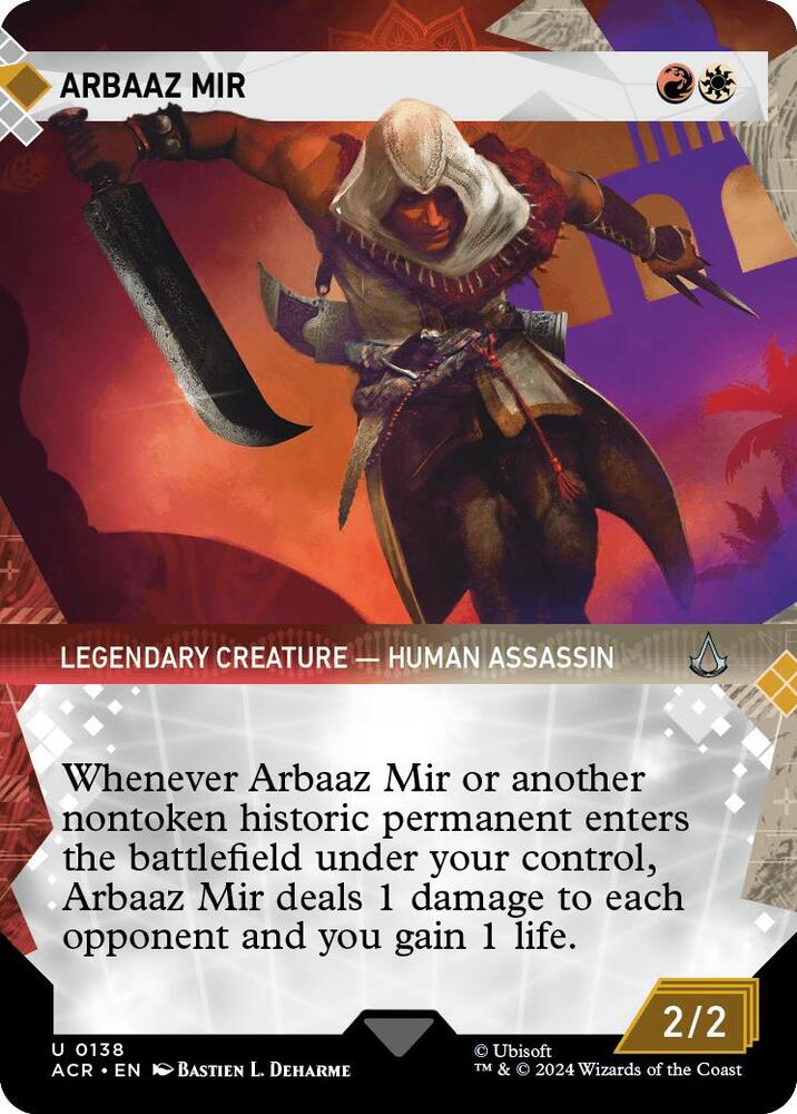 Arbaaz Mir 138 (Universes Beyond: Assassin's Creed)  - Foil | Good Games Adelaide SA