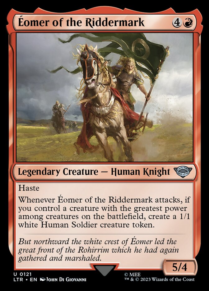 Eomer of the Riddermark 121 (Universes Beyond: The Lord of the Rings: Tales of Middle-earth)  | Good Games Adelaide SA