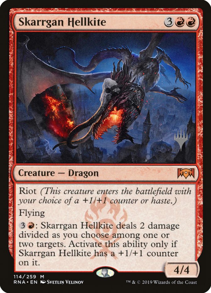 Skarrgan Hellkite [Ravnica Allegiance Promos] | Good Games Adelaide SA