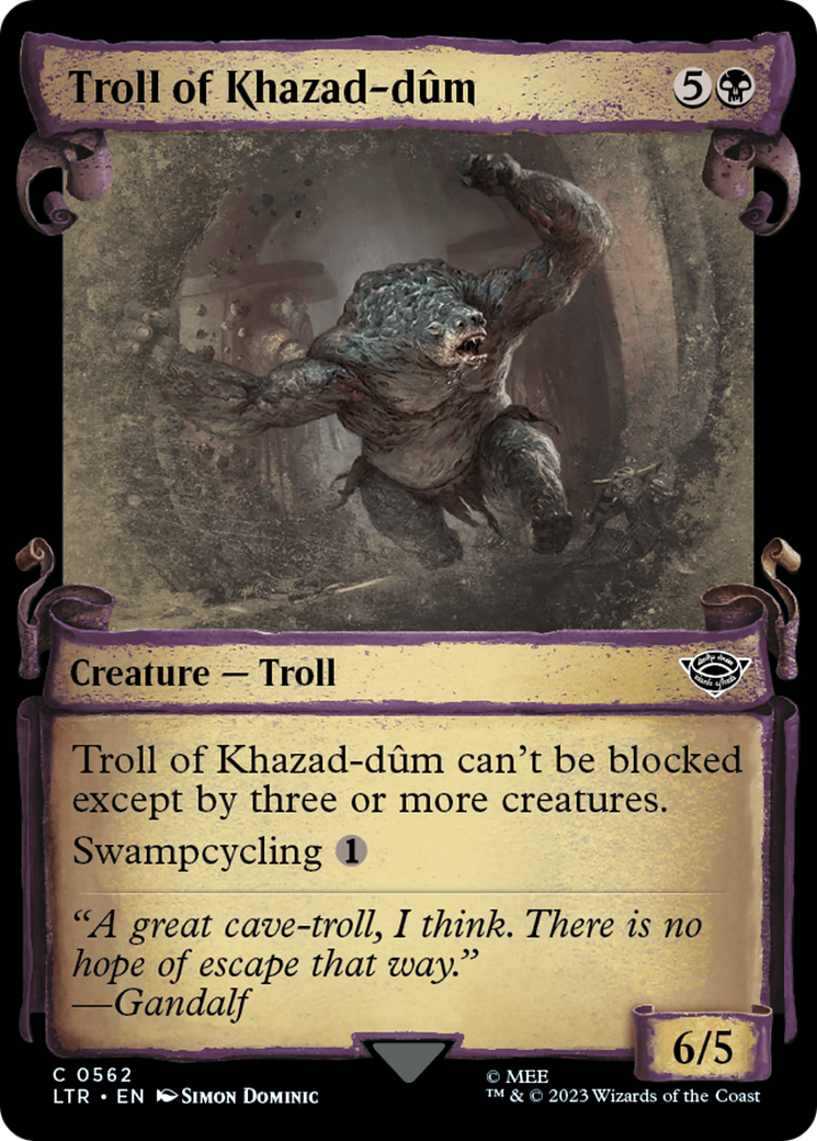 Troll of Khazad-dum [The Lord of the Rings: Tales of Middle-Earth Showcase Scrolls] | Good Games Adelaide SA