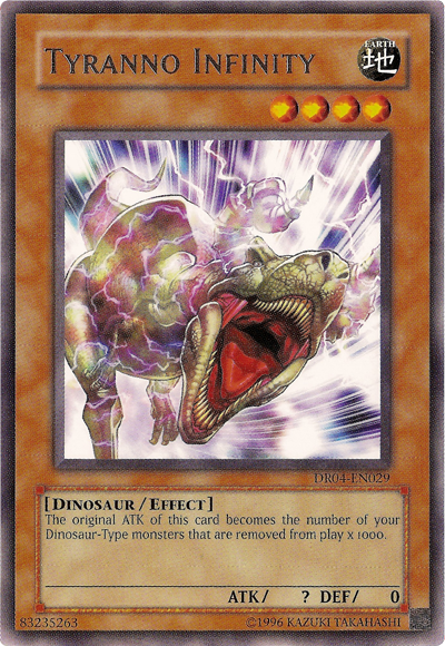 Tyranno Infinity [DR04-EN029] Rare | Good Games Adelaide SA