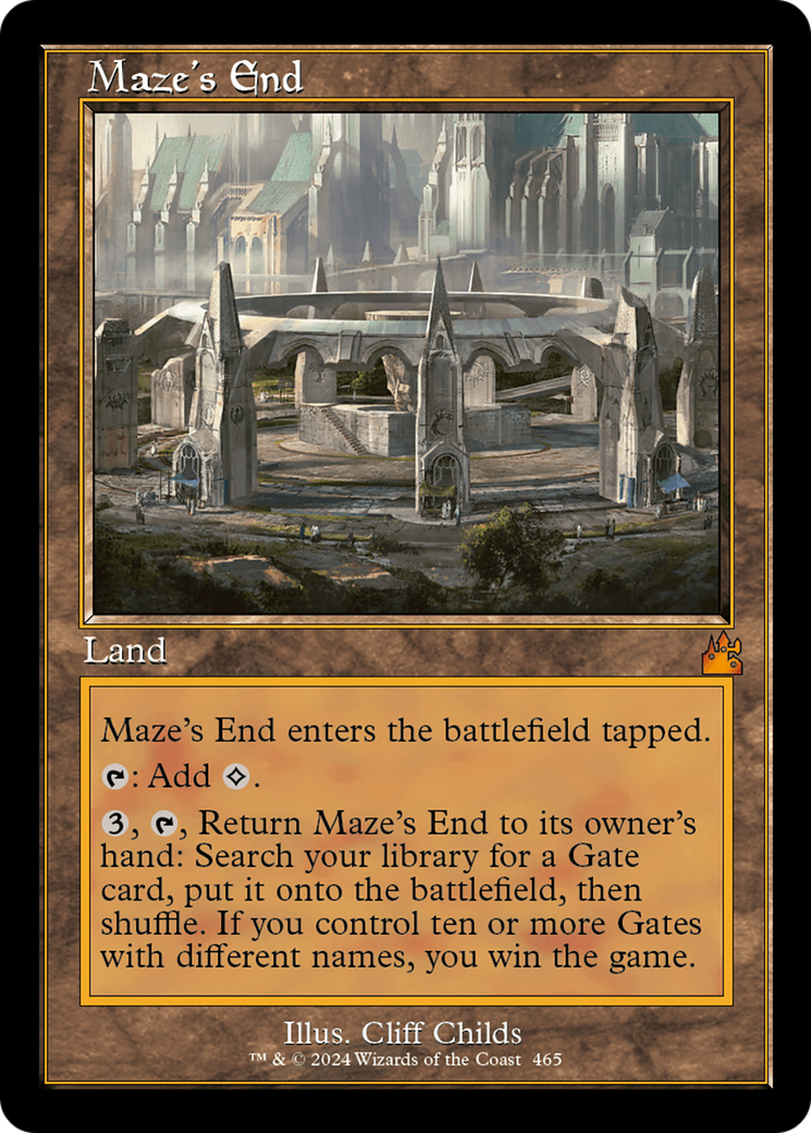 Maze's End (Retro Frame) [Ravnica Remastered] | Good Games Adelaide SA