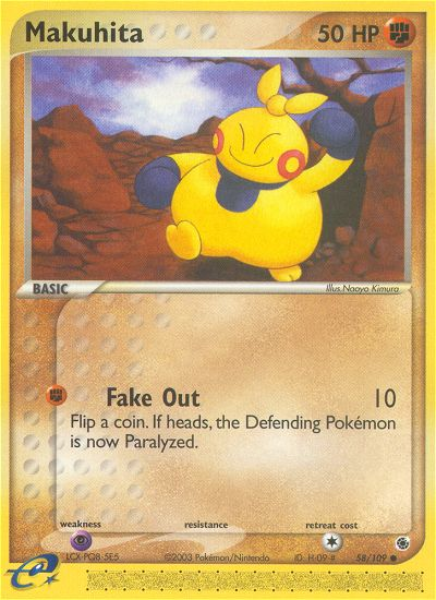Makuhita (58/109) [EX: Ruby & Sapphire] | Good Games Adelaide SA