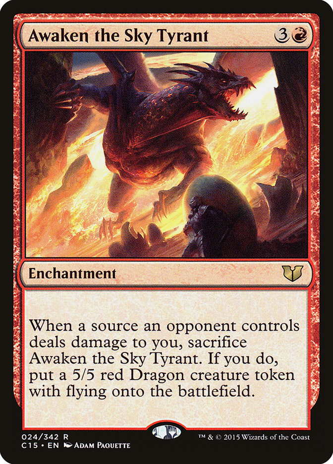 Awaken the Sky Tyrant 24 (Commander 2015)  | Good Games Adelaide SA