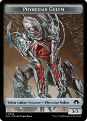 Phyrexian Golem // Energy Reserve Double-Sided Token [Modern Horizons 3 Tokens] | Good Games Adelaide SA