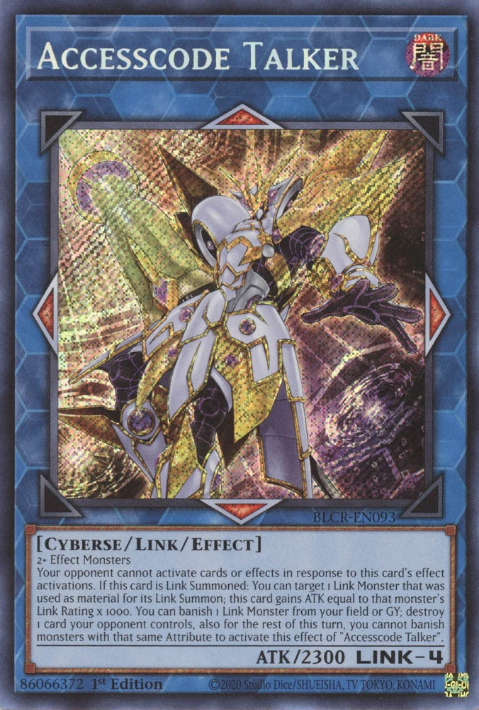 Accesscode Talker [BLCR-EN093] Secret Rare | Good Games Adelaide SA