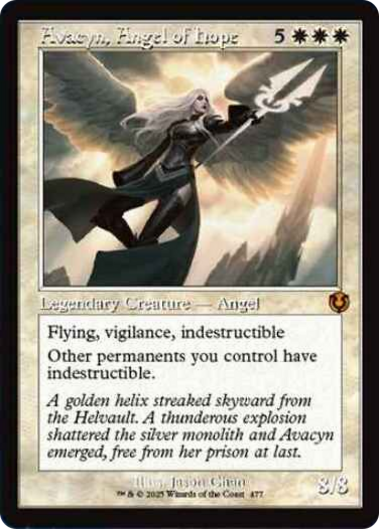 Avacyn, Angel of Hope (Retro Frame) [Innistrad Remastered] | Good Games Adelaide SA