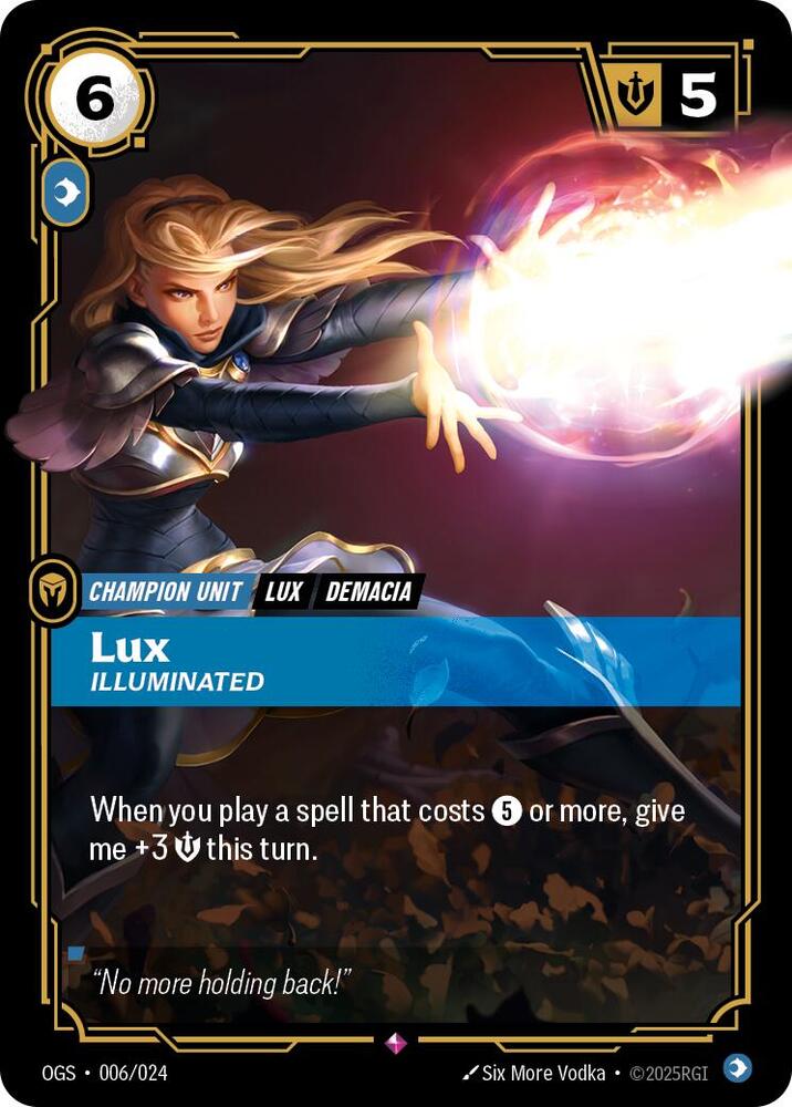 Lux Illuminated 006/024 (Origins: Proving Grounds)  | Good Games Adelaide SA