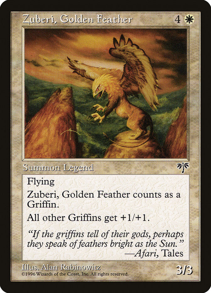 Zuberi, Golden Feather  (Mirage)  | Good Games Adelaide SA