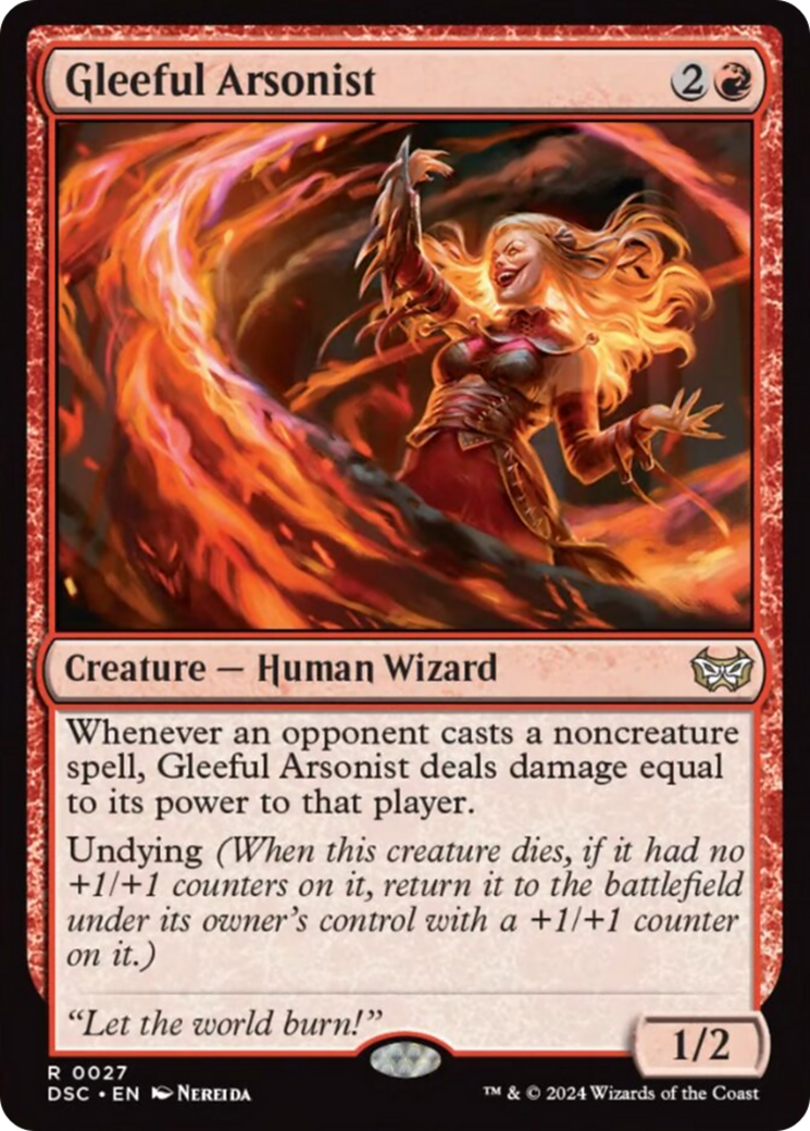 Gleeful Arsonist [Duskmourn: House of Horror Commander] | Good Games Adelaide SA