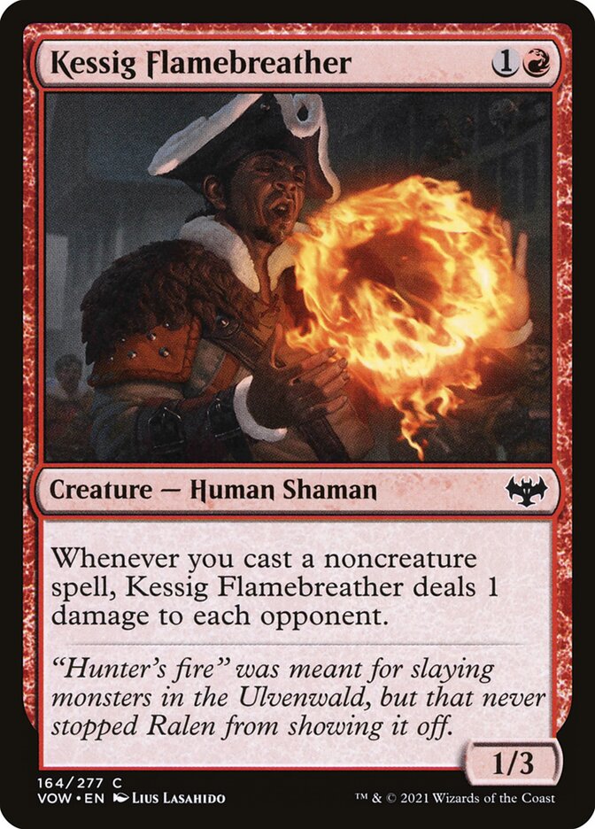 Kessig Flamebreather 164 (Innistrad: Crimson Vow)  - Foil | Good Games Adelaide SA