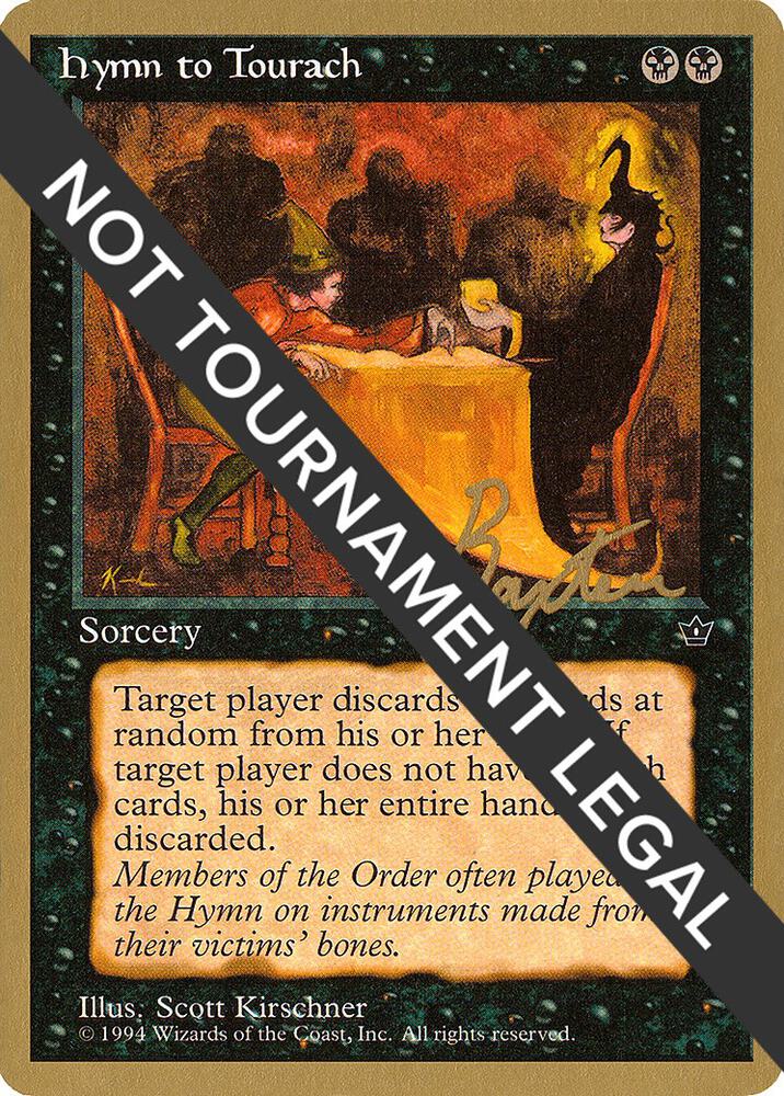 Hymn to Tourach Table 1996 George Baxter FEM  (World Championship Decks)  | Good Games Adelaide SA