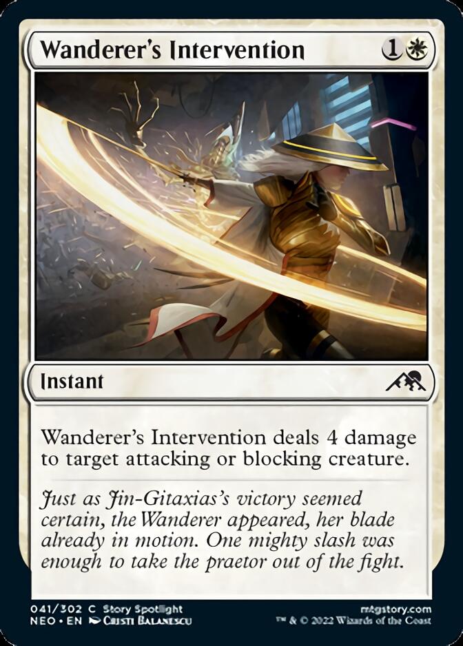 Wanderer's Intervention [Kamigawa: Neon Dynasty] | Good Games Adelaide SA