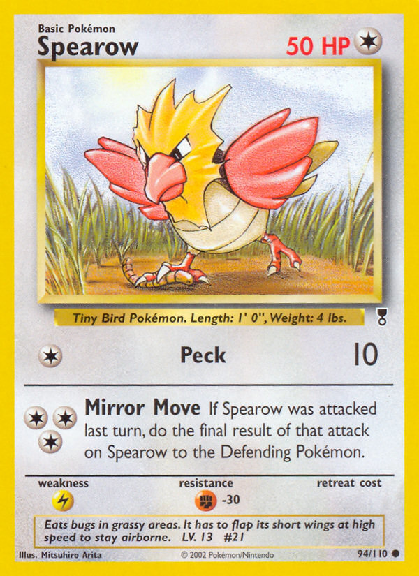 Spearow (94/110) [Legendary Collection] | Good Games Adelaide SA