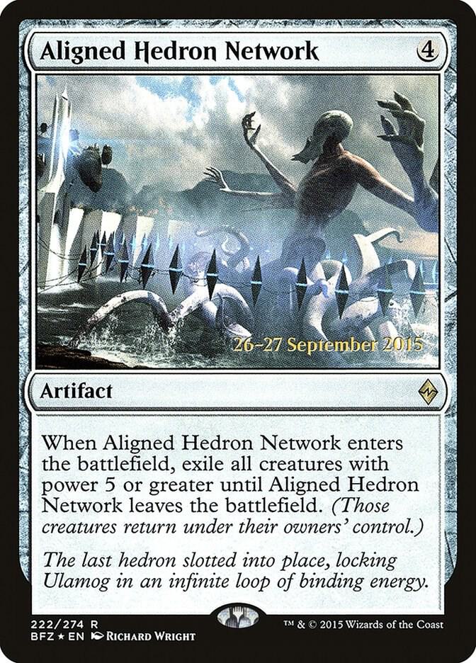 Aligned Hedron Network 222 (Prerelease Cards)  - PreRelease Foil | Good Games Adelaide SA