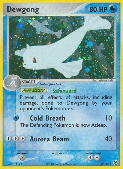 Dewgong (3/112) [EX: FireRed & LeafGreen] | Good Games Adelaide SA