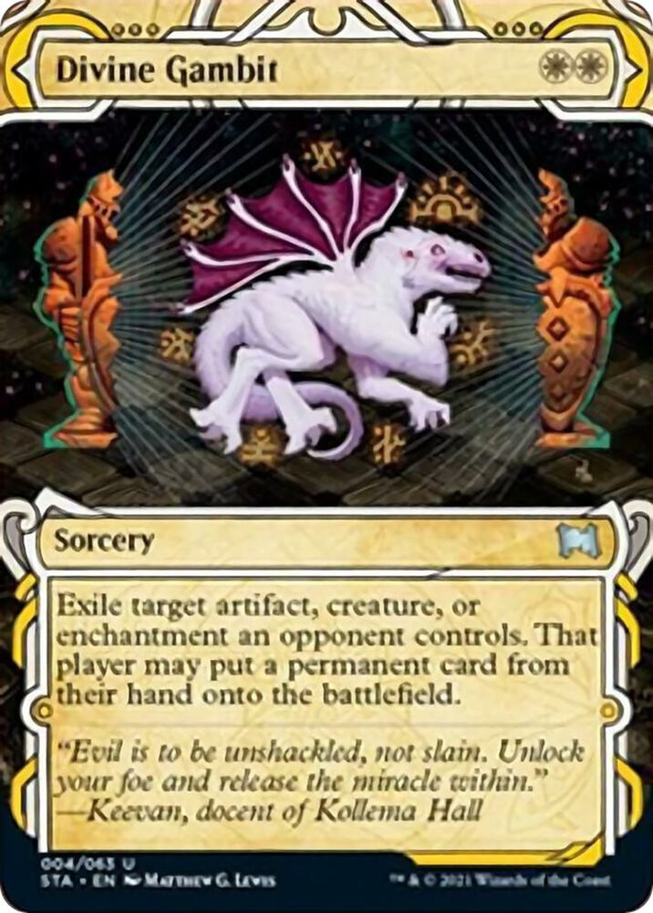 Divine Gambit 4 (Strixhaven: Mystical Archives)  - Foil | Good Games Adelaide SA