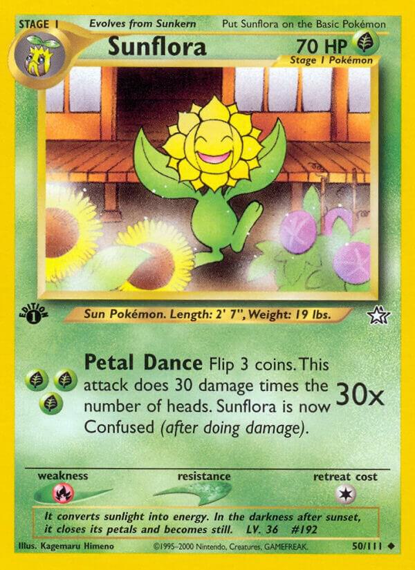 Sunflora 050/111 (Neo Genesis)  - 1st Edition | Good Games Adelaide SA