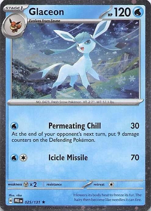 Glaceon 025/131 (Miscellaneous Cards & Products)  - Cosmo Holofoil | Good Games Adelaide SA