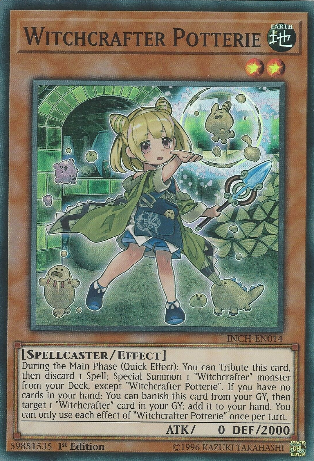 Witchcrafter Potterie [INCH-EN014] Super Rare | Good Games Adelaide SA