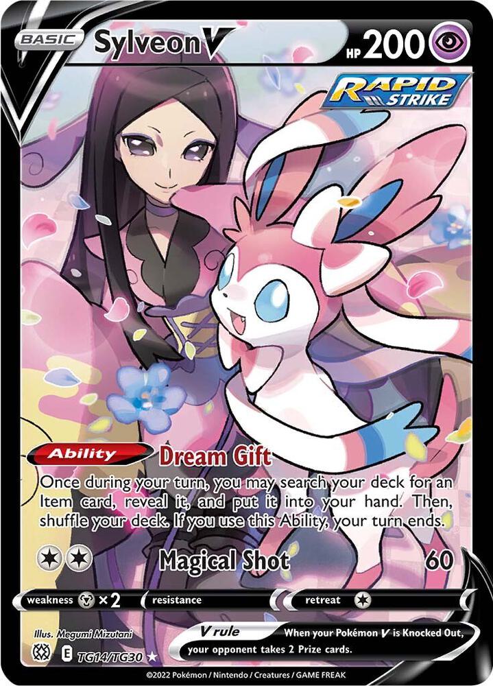 Sylveon V TG14/TG30 (SWSH09: Brilliant Stars Trainer Gallery)  - Holofoil | Good Games Adelaide SA