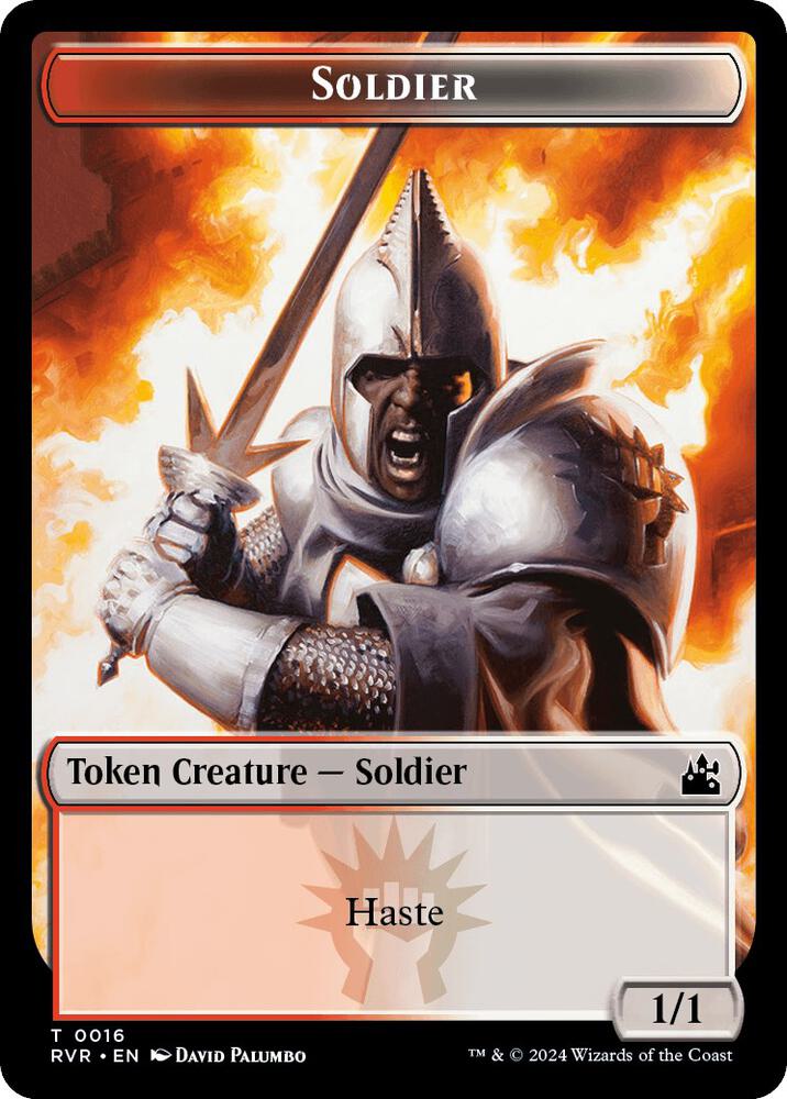 Soldier Token 16 (Ravnica Remastered)  | Good Games Adelaide SA