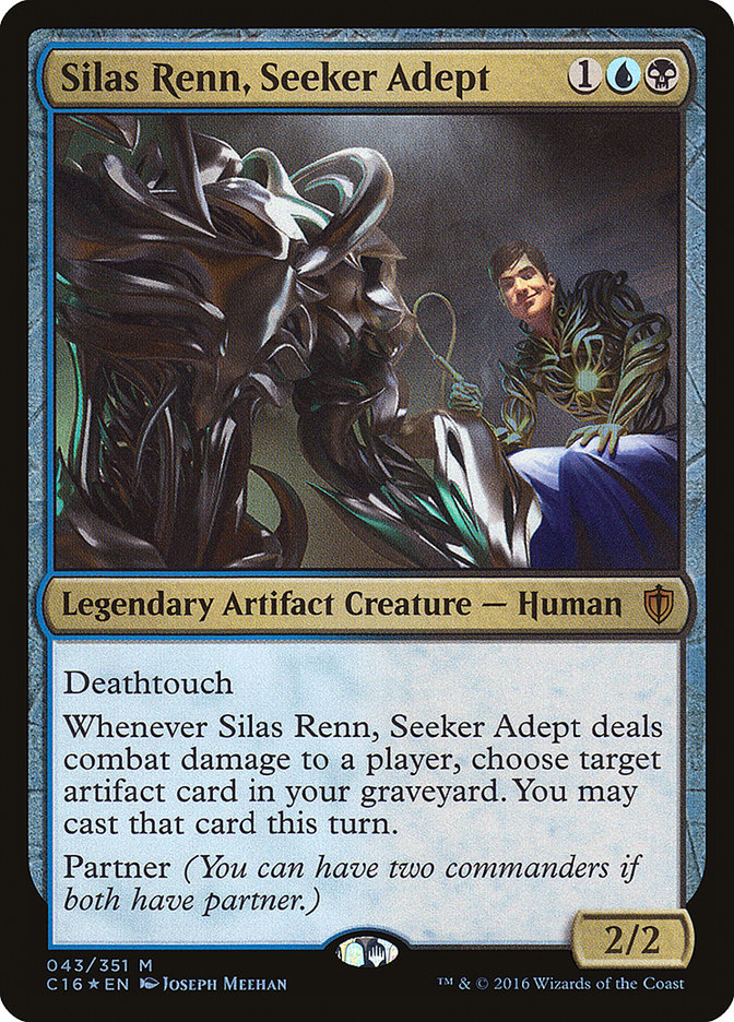Silas Renn, Seeker Adept 43 (Commander 2016)  - Foil | Good Games Adelaide SA