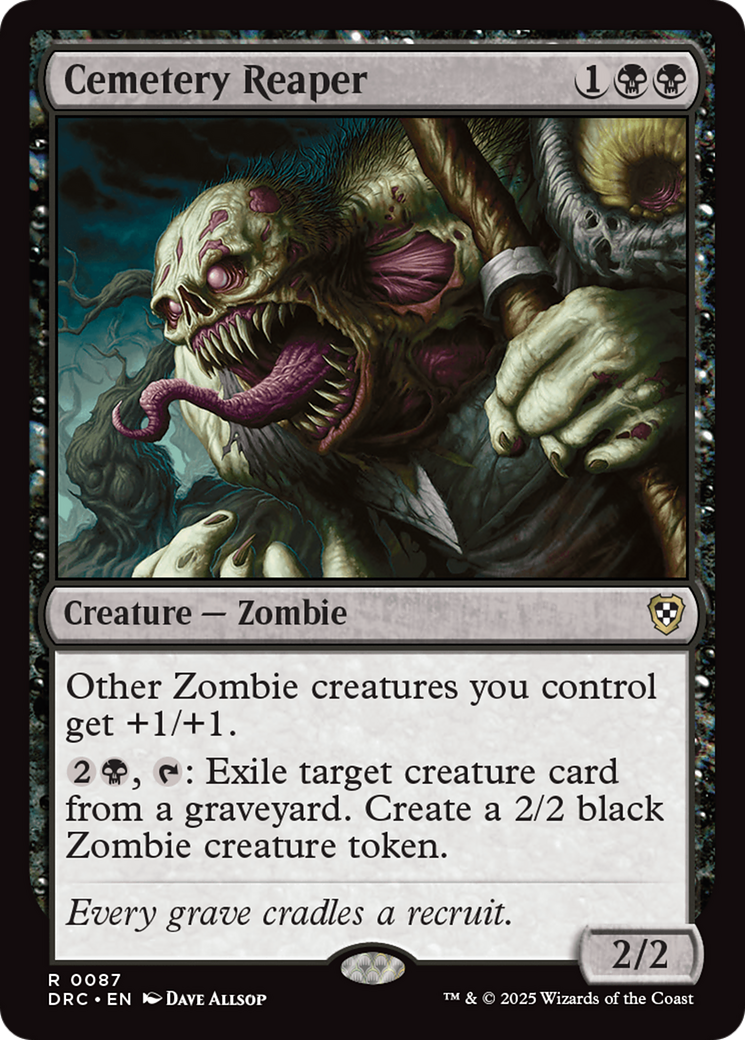 Cemetery Reaper [Aetherdrift Commander] | Good Games Adelaide SA