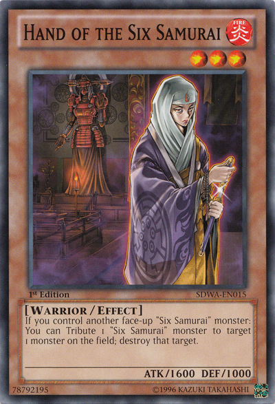 Hand of the Six Samurai [SDWA-EN015] Common | Good Games Adelaide SA