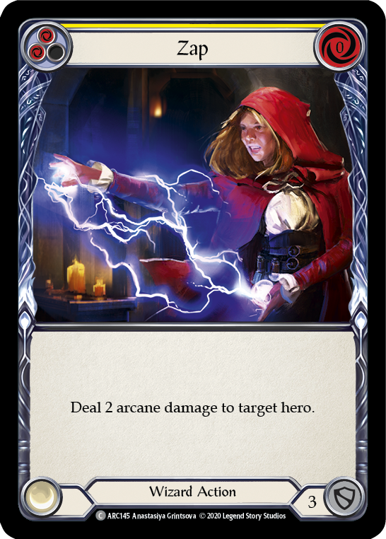 Zap (Yellow) [U-ARC145] Unlimited Rainbow Foil | Good Games Adelaide SA