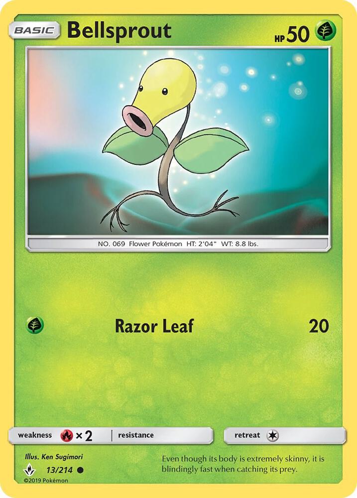 Bellsprout 13/214 (SM - Unbroken Bonds)  | Good Games Adelaide SA