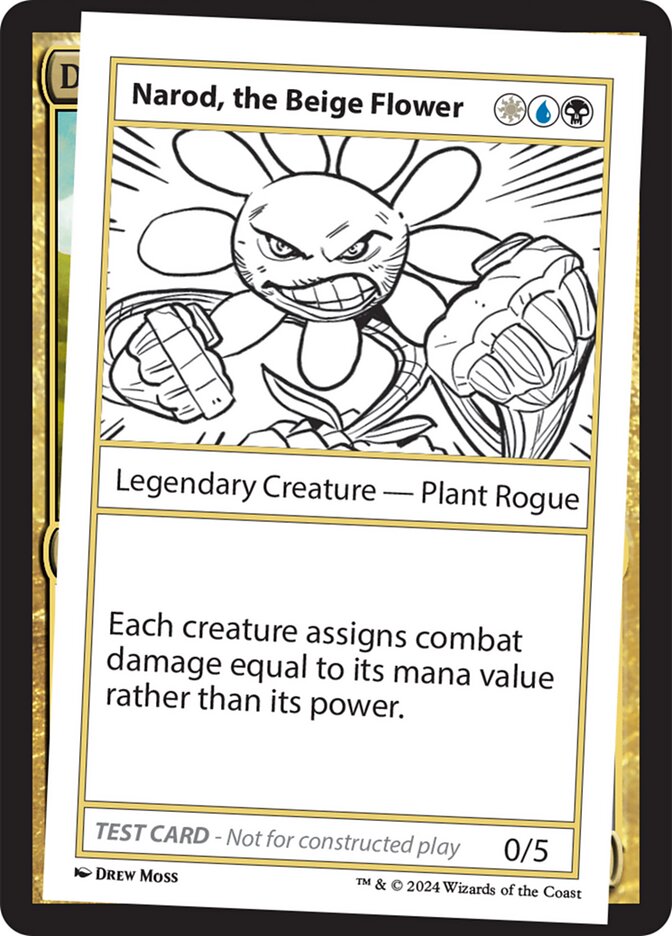 Narod, the Beige Flower  (Mystery Booster 2 Playtest Cards)  | Good Games Adelaide SA