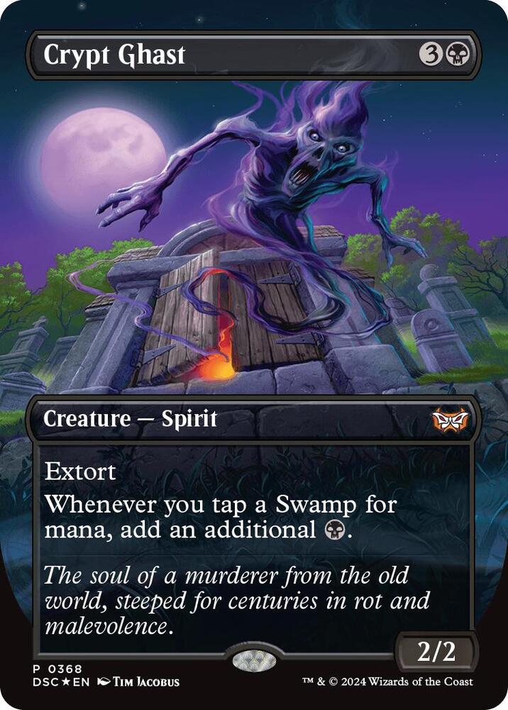 Crypt Ghast 368 (Commander: Duskmourn: House of Horror)  - Foil | Good Games Adelaide SA