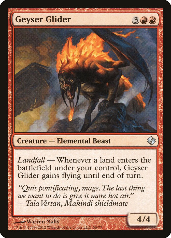 Geyser Glider [Duel Decks: Venser vs. Koth] | Good Games Adelaide SA