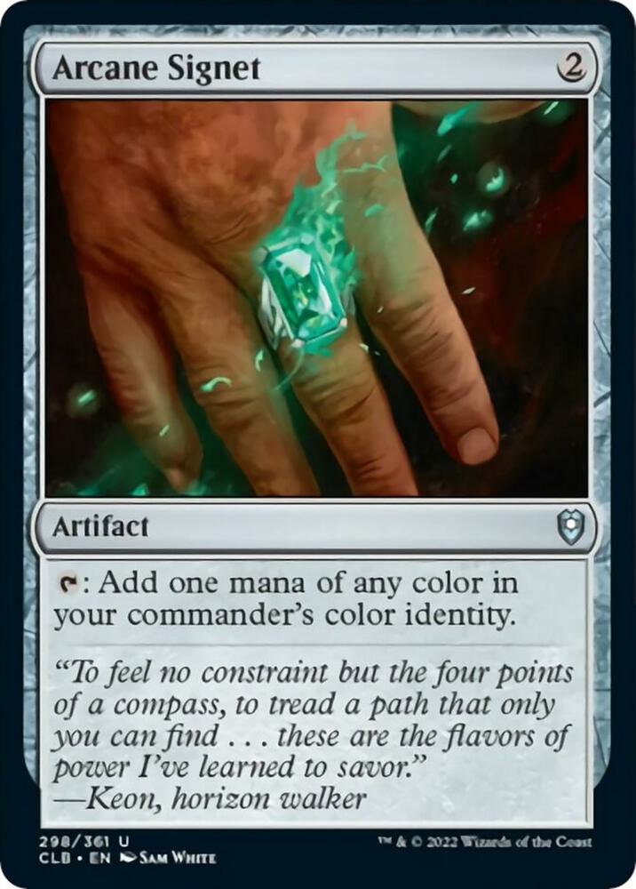 Arcane Signet 298 (Commander Legends: Battle for Baldur's Gate)  - Foil | Good Games Adelaide SA