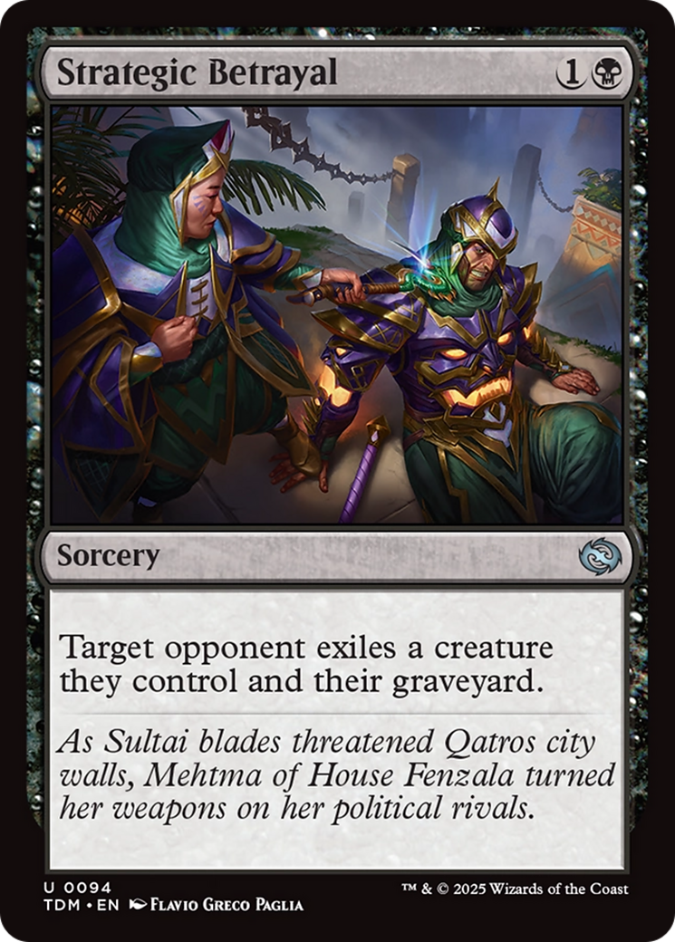 Strategic Betrayal [Tarkir: Dragonstorm] | Good Games Adelaide SA