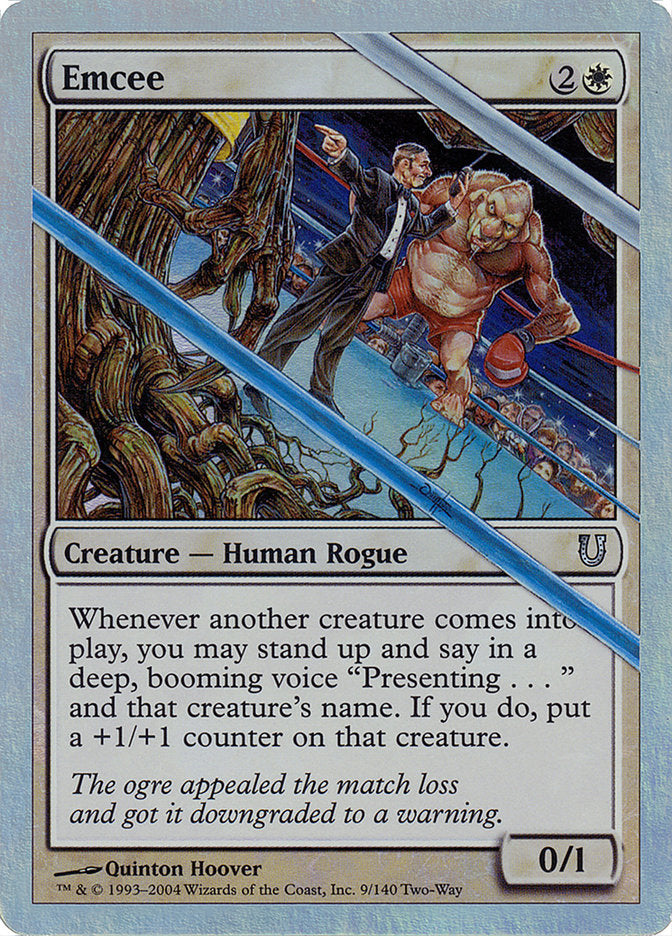 Emcee (Alternate Foil) [Unhinged] | Good Games Adelaide SA