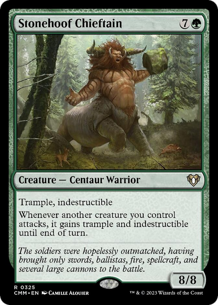 Stonehoof Chieftain [Commander Masters] | Good Games Adelaide SA