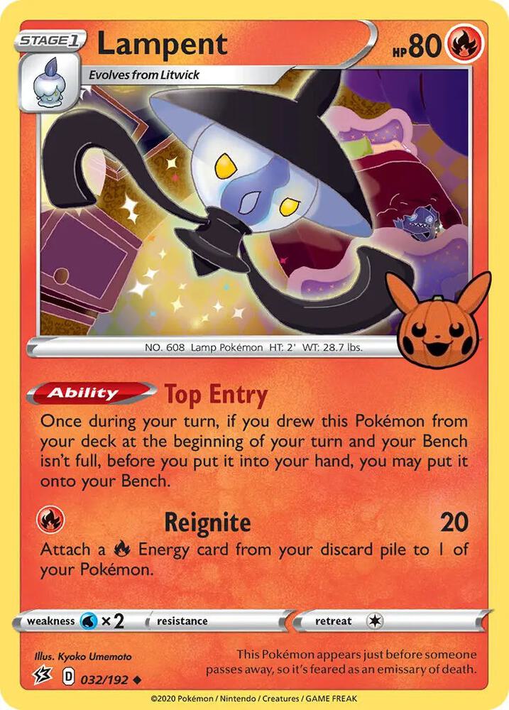 Lampent 032/192 (Trick or Trade BOOster Bundle)  | Good Games Adelaide SA