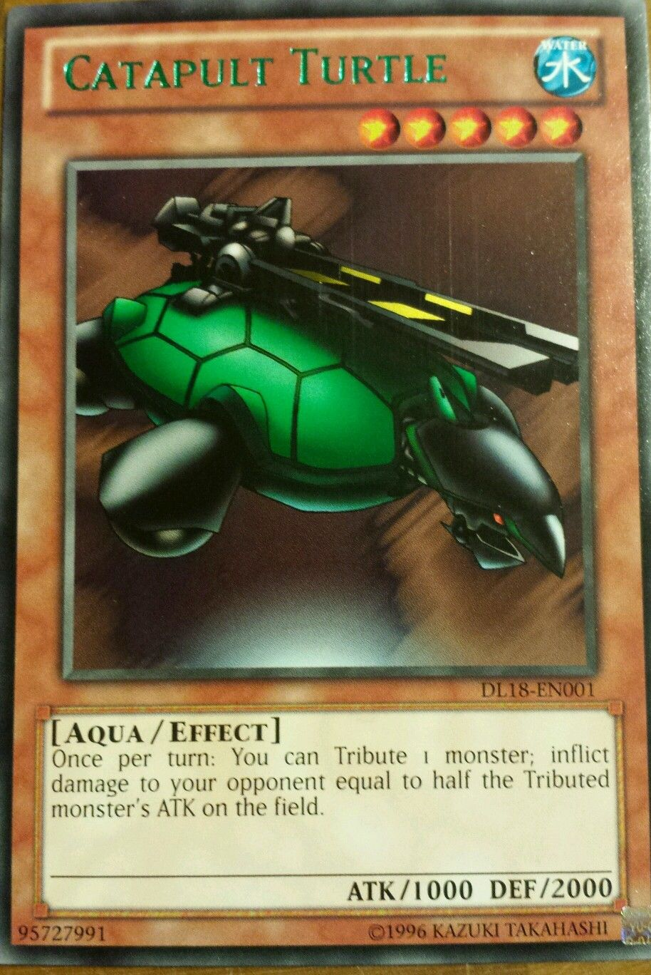 Catapult Turtle (Green) [DL18-EN001] Rare | Good Games Adelaide SA