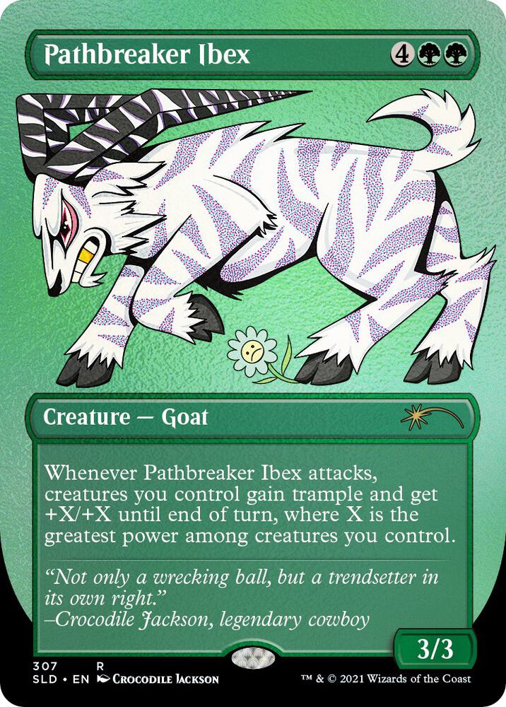 Pathbreaker Ibex Foil Etched 307 (Secret Lair Drop Series)  - Foil | Good Games Adelaide SA